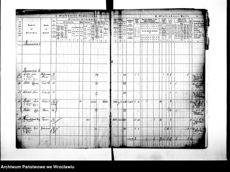 image.from.unit.number "Klassensteuerrolle nebst Eikommens - Nachweisung"