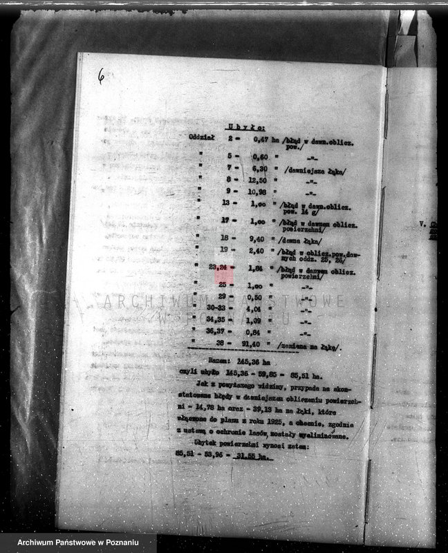 Obraz 10 z jednostki "Plan urządzania gospodarstwa leśnego dla lasu majętności Stary Białcz-Czacz powiat kościański 1935-1945"