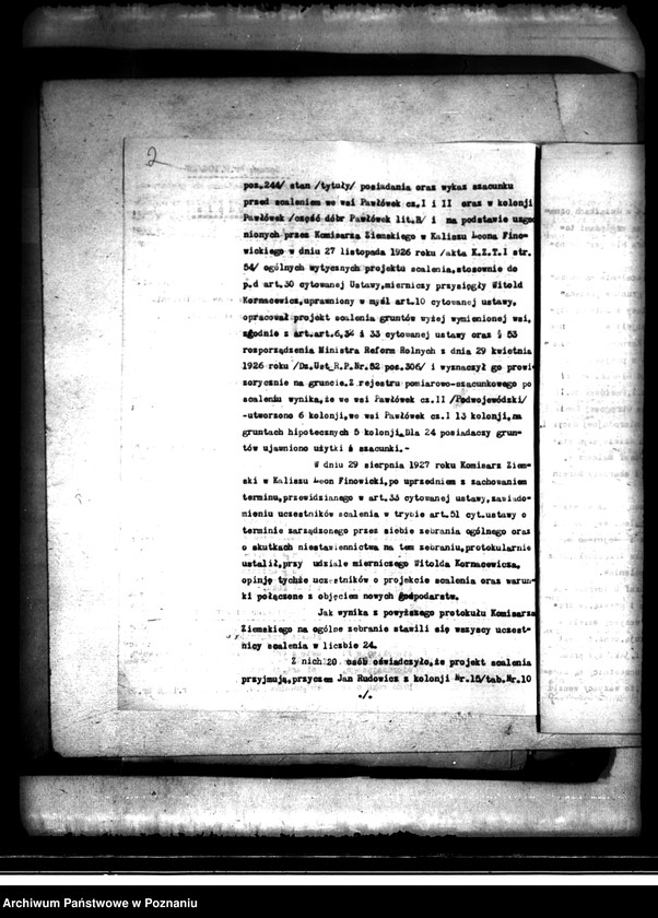 image.from.unit.number "Regulacja hipoteczna scalonych gruntów we wsi Pawłówek powiatu kaliskiego"