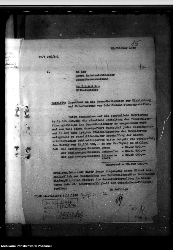 Obraz 19 z jednostki "Sondermittel zur Bekämpfung der Tuberkulose"