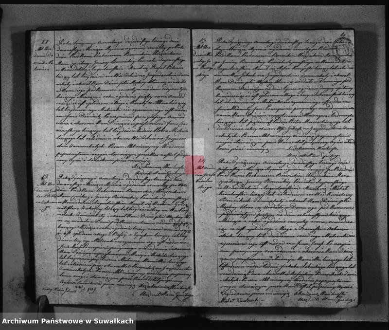 Obraz 6 z jednostki "Akta Urodzonych Gminy Berznickiey Roku 1823 od 1-go Stycznia do 31 Grudnia"