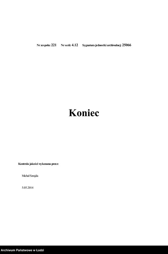 Obraz 3 z jednostki "[Spis ludności Łodzi] Sokowska-Sońska"