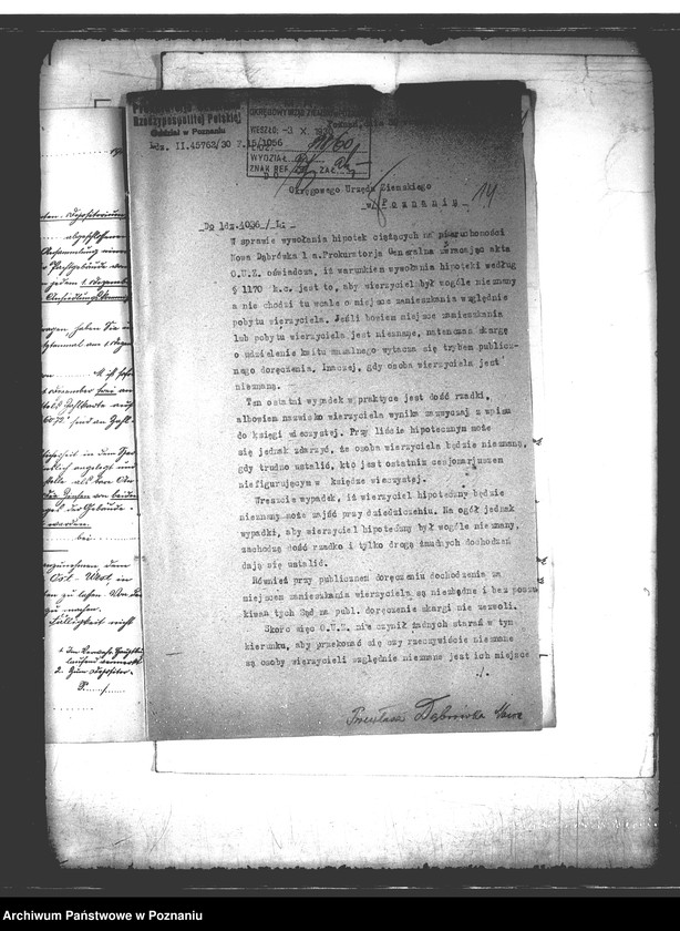 Obraz 18 z jednostki "Przewłaszczenie majątku Dąbrówka Nowa powiatu bydgoski"