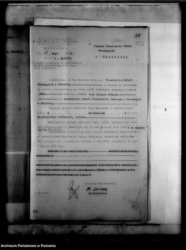 image.from.unit.number "Kursy gospodarstwa domowego Stowarzyszenia Kobiet pracujących - Chodzież"