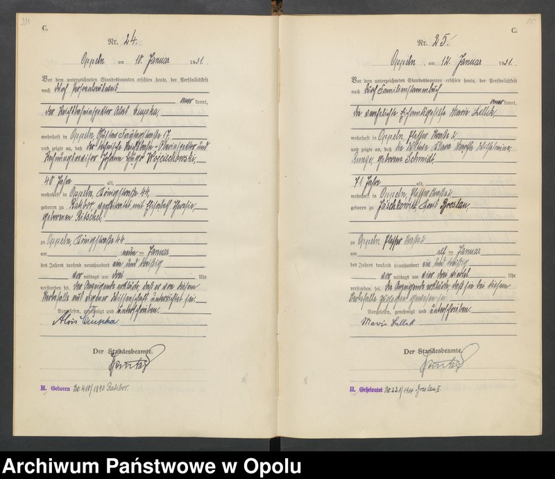 Obraz 16 z jednostki "[Rejestr zgonów] 1931 Tom I Nr 1-467"