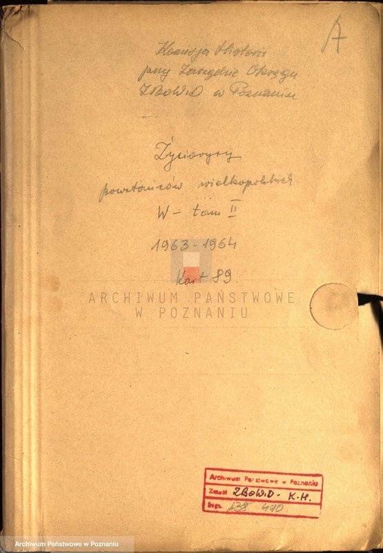 Obraz 4 z jednostki "Życiorysy powstańców wielkopolskich: W - tom ll /Walkowiak Jan - Wawrzynkowski Franciszek/."