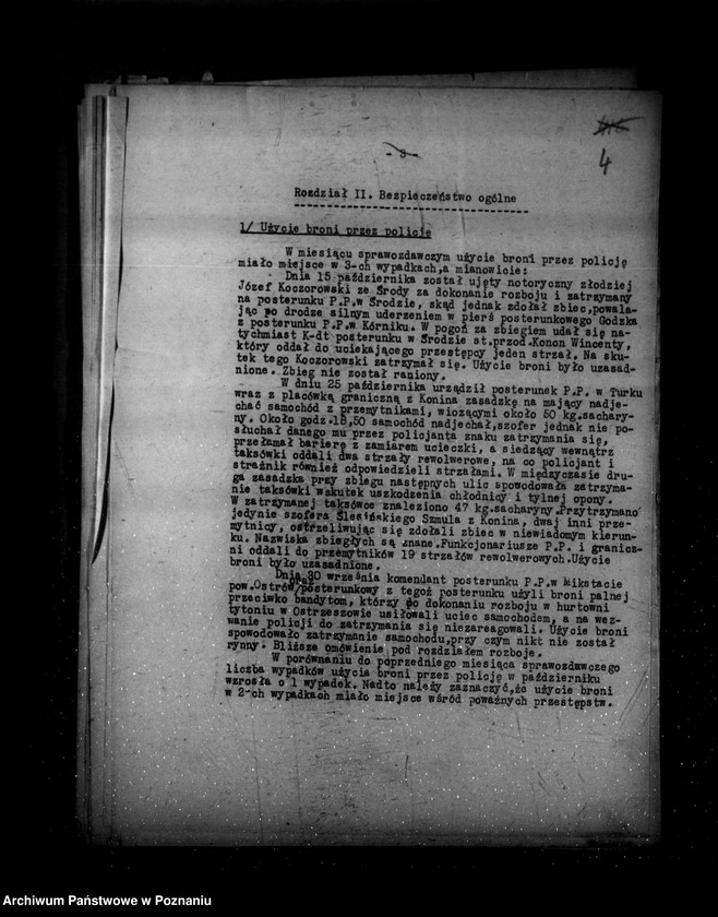 Obraz 8 z jednostki "Sprawozdania ze stanu bezpieczeństwa za miesiąc październik-listopad-grudzień 1938 r."
