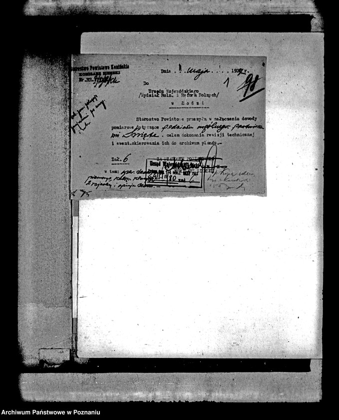 Obraz 5 z jednostki "Akta techniczne dotyczące podziału wspólnego pastwiska wsi Święte powiatu konińskiego"