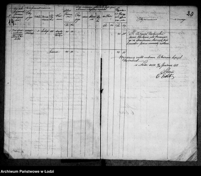 Obraz 18 z jednostki "Rachunek z funduszu Kasy Zgromadzenia Siodlarskiego w mieście Łodzi"