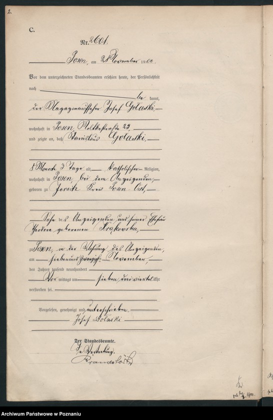 Obraz 5 z jednostki "Księga miejscowa zgonów"