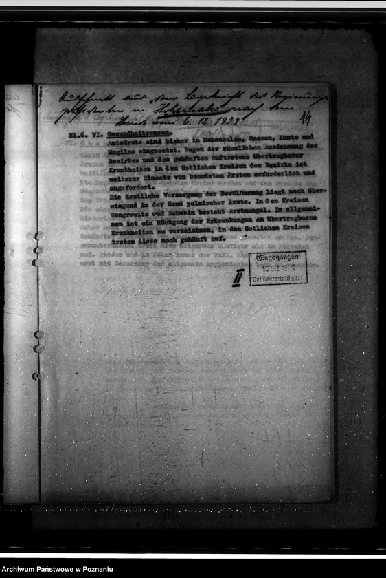 Obraz 18 z jednostki "Lageberichte der Gesundheitsämter"