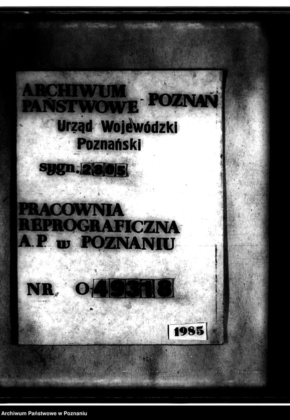 Obraz 19 z jednostki "/Majętność/ Gułtowy powiat średzki wyłączenie z art.4 i 5 ustawy o wykonaniu reformy rolnej/ w. Adolf Bniński"
