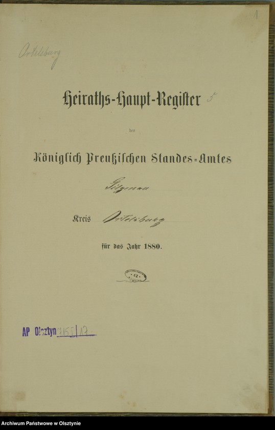 image.from.unit.number "Heiraths-HAUPT-Register Nr 1"