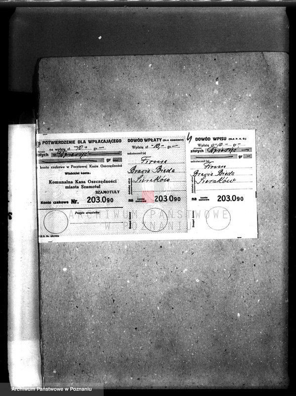 image.from.unit.number "Zatwierdzenie zakładu przemysłowego / wytwórni tektury dachowej/ Braci Buda w Sierakowie, pow. międzychodzki"