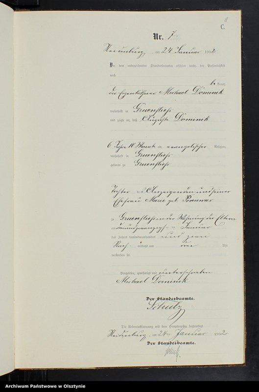 image.from.unit.number "Sterbe-Neben-Register Nr 1 - 70"