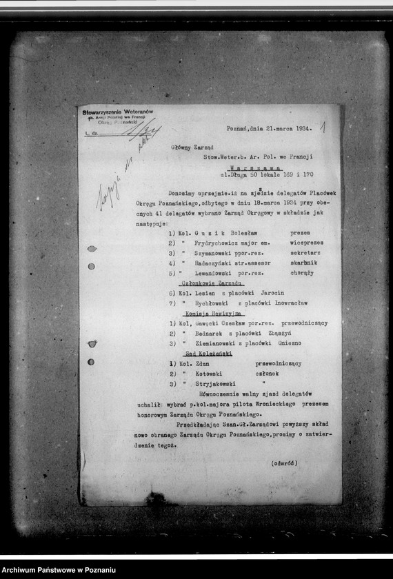 image.from.unit.number "Korespondencja z Zarządem Głównym"