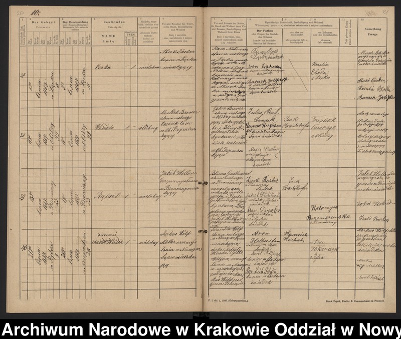 Obraz 13 z jednostki "[Księga urodzeń]"