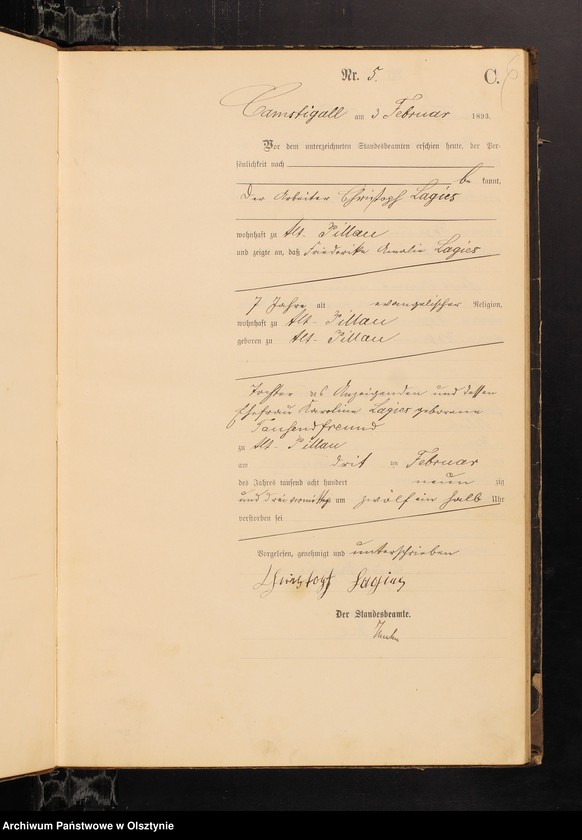 image.from.unit.number "Sterbe-Haupt-Register Nr 1 - 111"