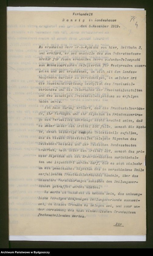 image.from.unit.number "Podział powiatów Prus Królewskich na gminy polskie. Opracowane podług "Gemeindelexikon" z r. 1905 i 1910. Tom I"