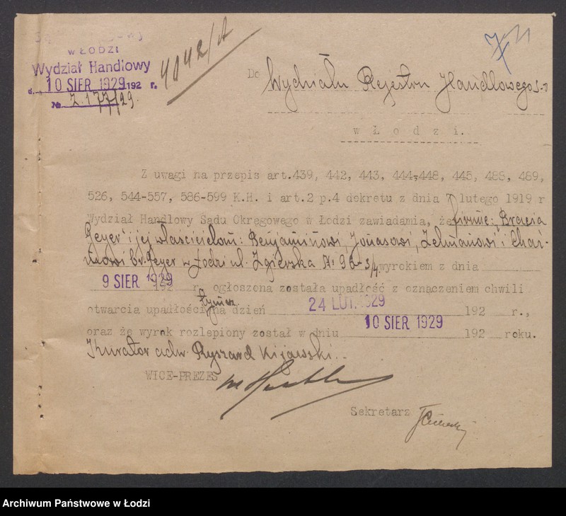 Obraz 13 z jednostki "Bracia Geyer – prowadzenie farbiarni i garbarni"