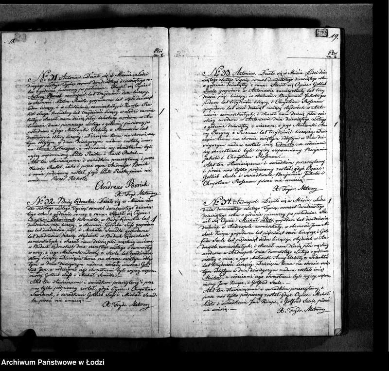 Obraz 12 z jednostki "Akta urodzeń, małżeństw i zgonów"