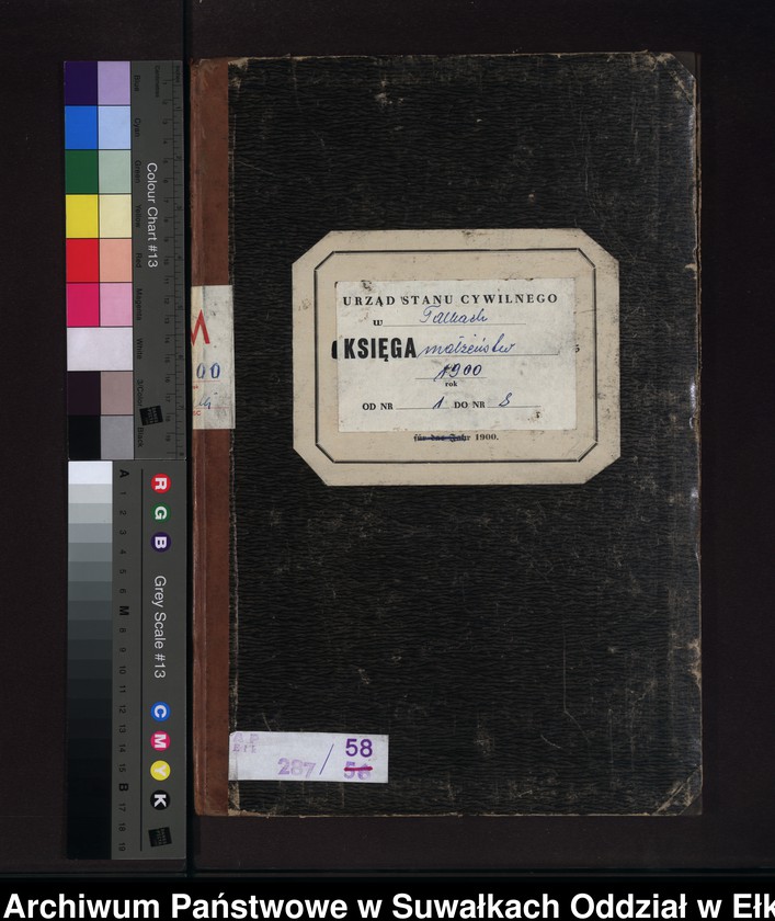 image.from.unit.number "Heiraths-Neben-Register des Preussischen Standes-Amtes Neuhoff Kreis Loetzen"