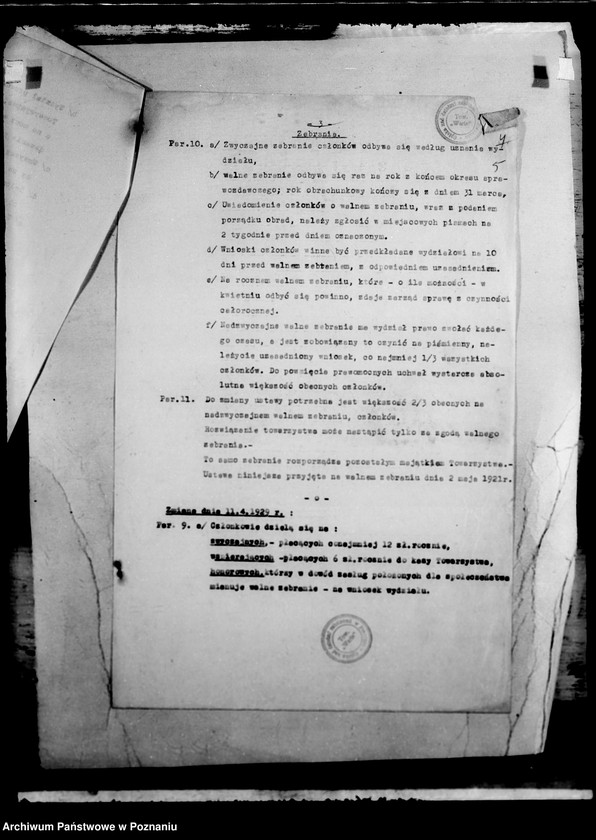 Obraz 9 z jednostki "/Statuty różnych stowarzyszeń opiekuńczych/"