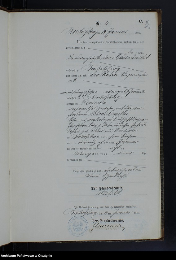 image.from.unit.number "Sterbe-Neben-Register Nr 1 - 117"