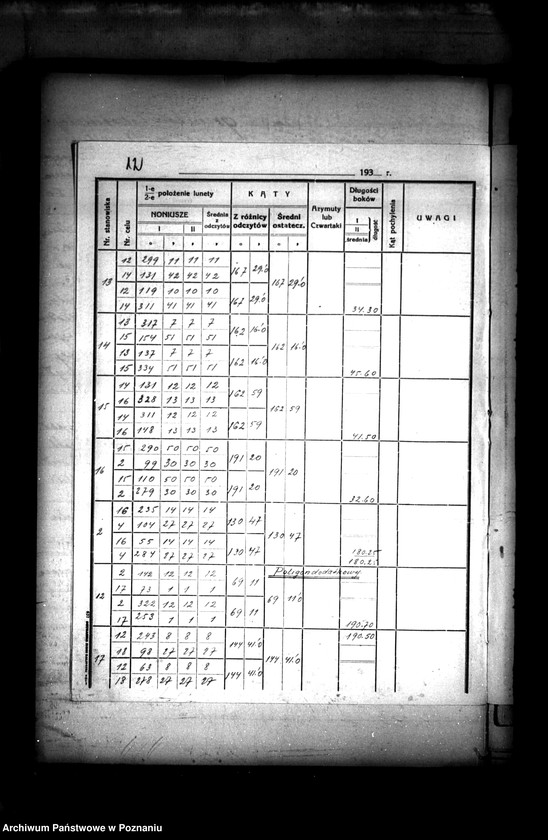 Obraz 15 z jednostki "Ustalenie granic rozparcelowanych części majątku Sławsk powiatu konińskiego"