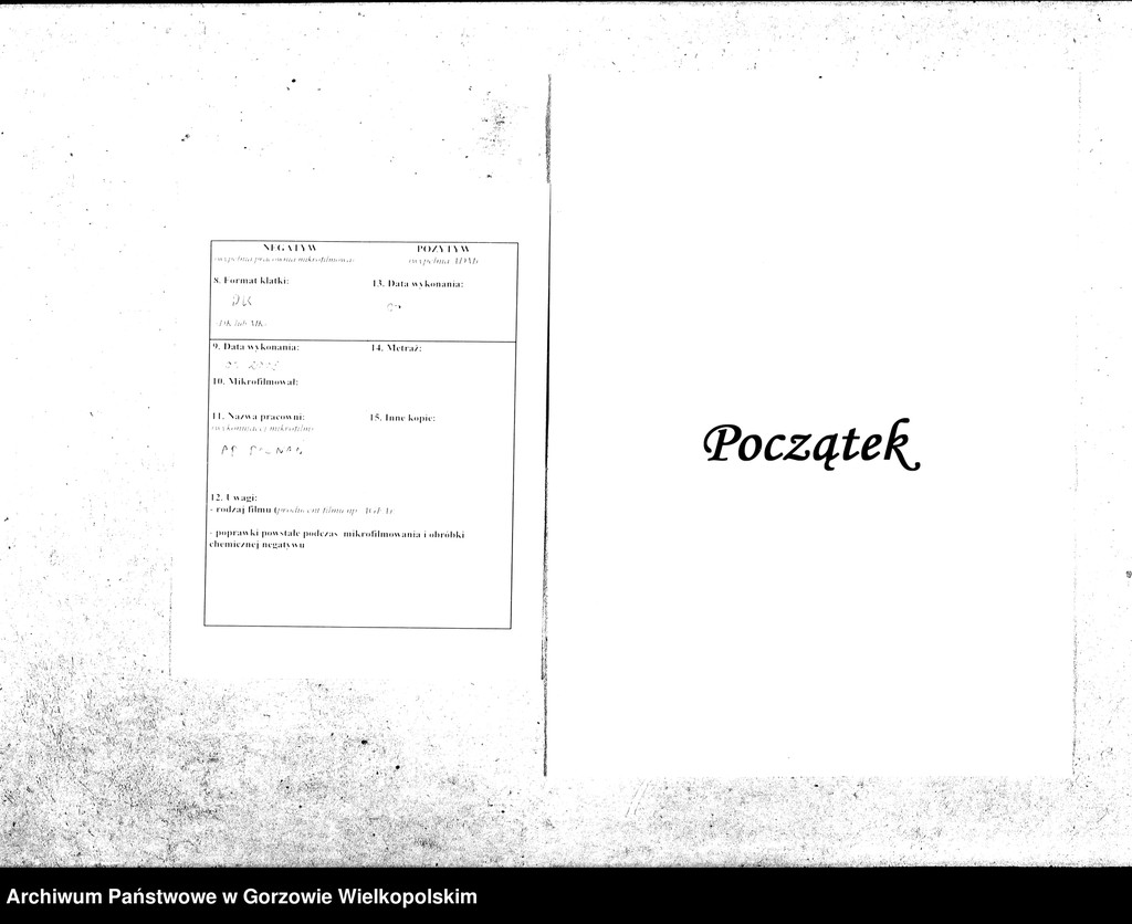 image.from.unit.number "Duplikate der Kirchenbücher von der Parochie Hohenwalde: Hohenwalde (Wysoka), Liebenow (Lubno)"