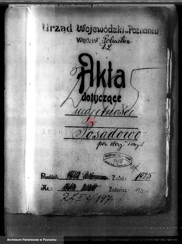 Obraz 4 z jednostki "Majętność Posadowo w powiecie nowotomyskim"