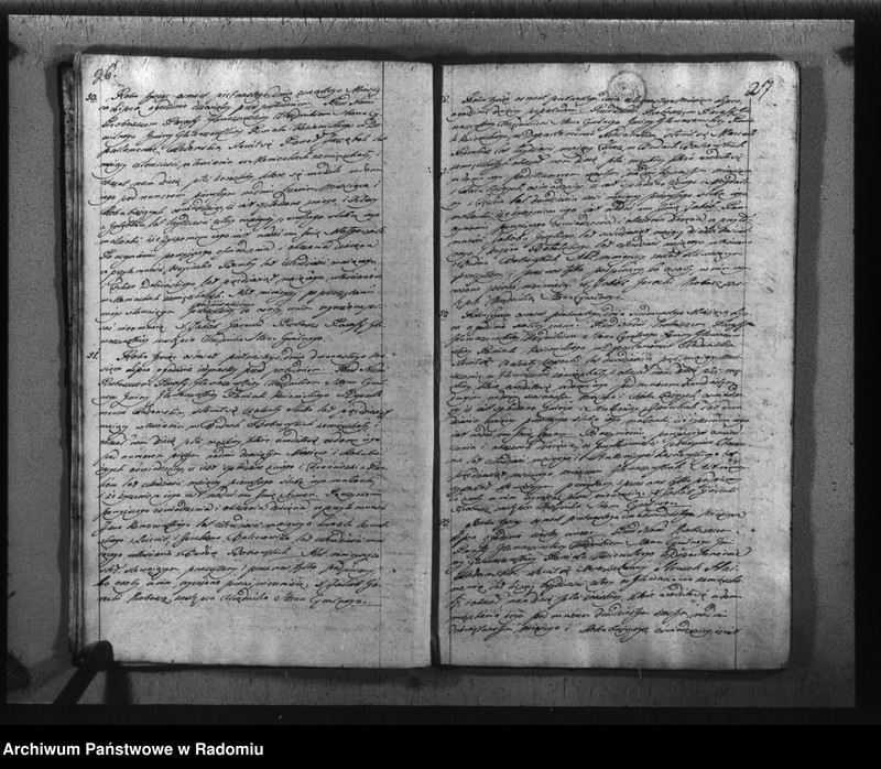 image.from.unit.number "Księga urzędnika stanu cywilnego parafii Głowaczew na rok 1815"