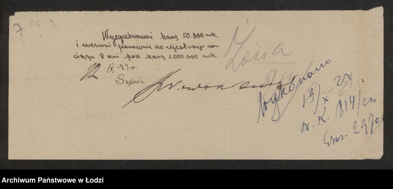 Obraz 9 z jednostki "Fajwel Salomonowicz- wyrób chustek i towarów manufakturowych"