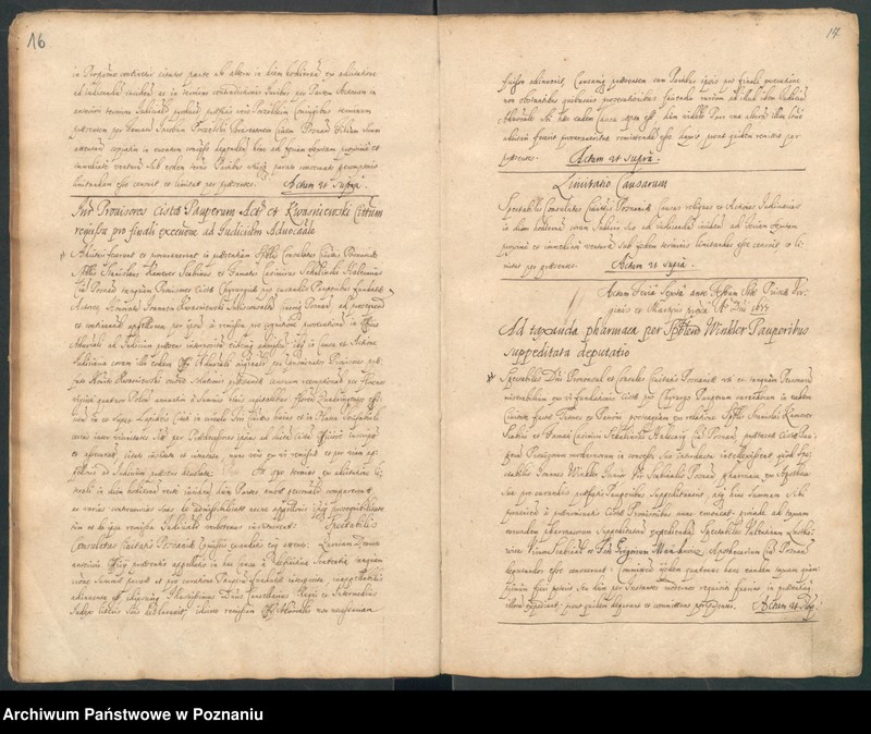 image.from.unit.number "Protocolon actorum officii consularis Posnaniensis."