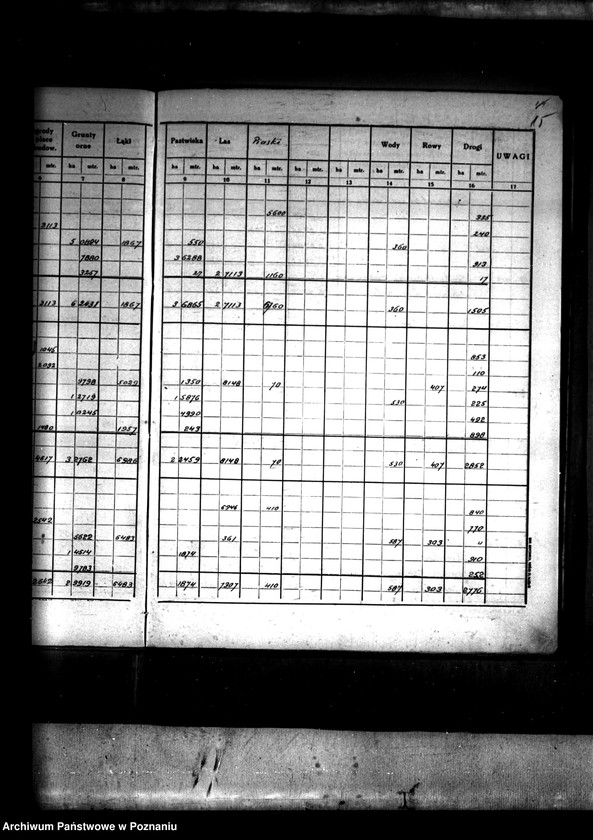 Obraz 20 z jednostki "Rejestr pomiarowy wsi Ruda Komorska powiatu konińskiego /prace scaleniowe/"