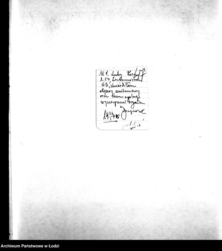 Obraz 7 z jednostki "[Zaświadczenia, wyjaśnienia, monity, odpisy dokumentów, wywiady kontrolerów]"