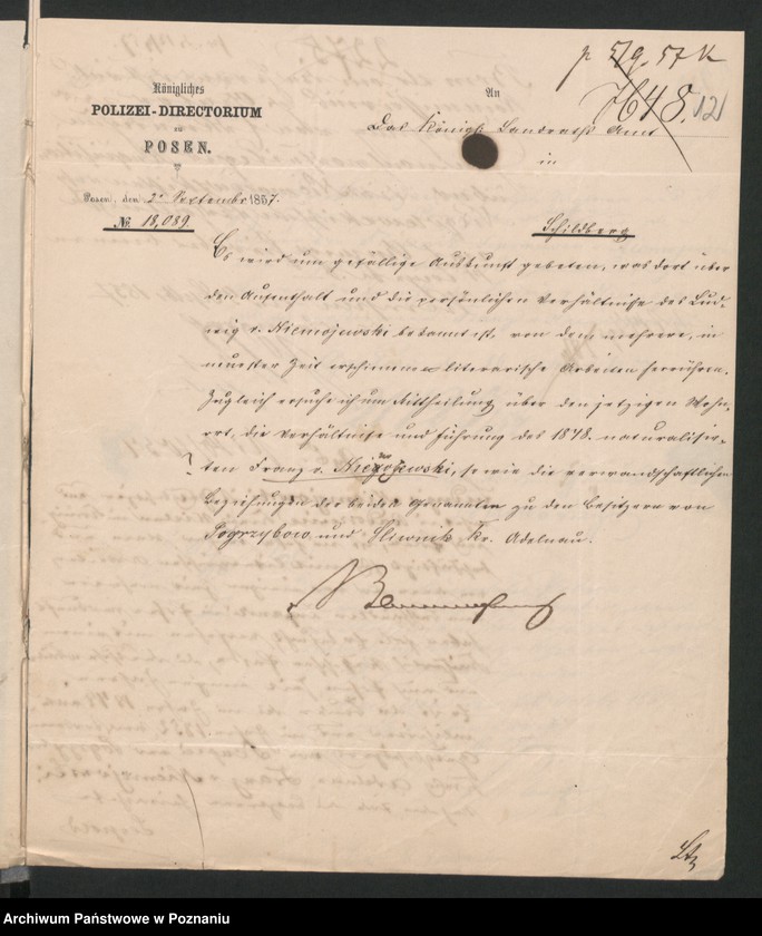 Obraz 15 z jednostki "A. betr. Josef Niemojewski, Gutsbesitzer"