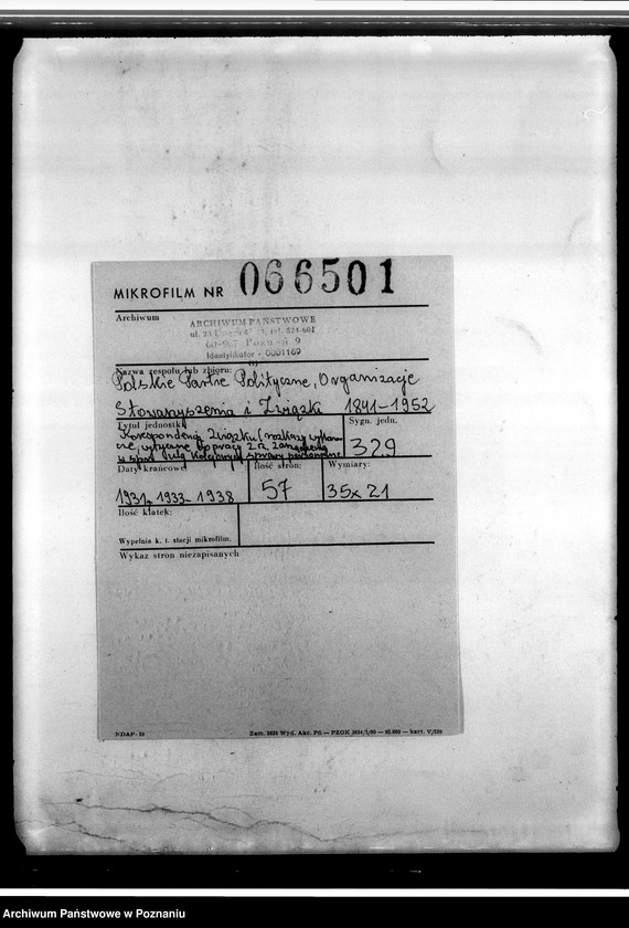 Obraz 2 z jednostki "Korespondencja Związku-rozkazy wykonawcze, wytyczne do pracy Związku Rezerwistów, zarządzenia w sprawie ulg kolejowych, sprawy personalne, sprawozdania z działalności"