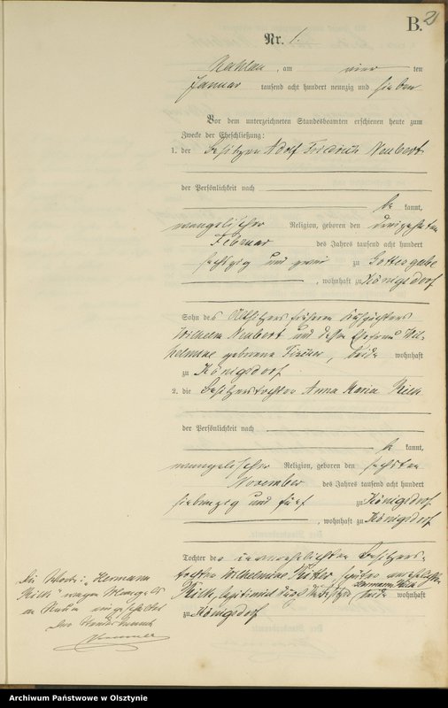 image.from.unit.number "Heiraths-Neben-Register Nr 1 - 24"