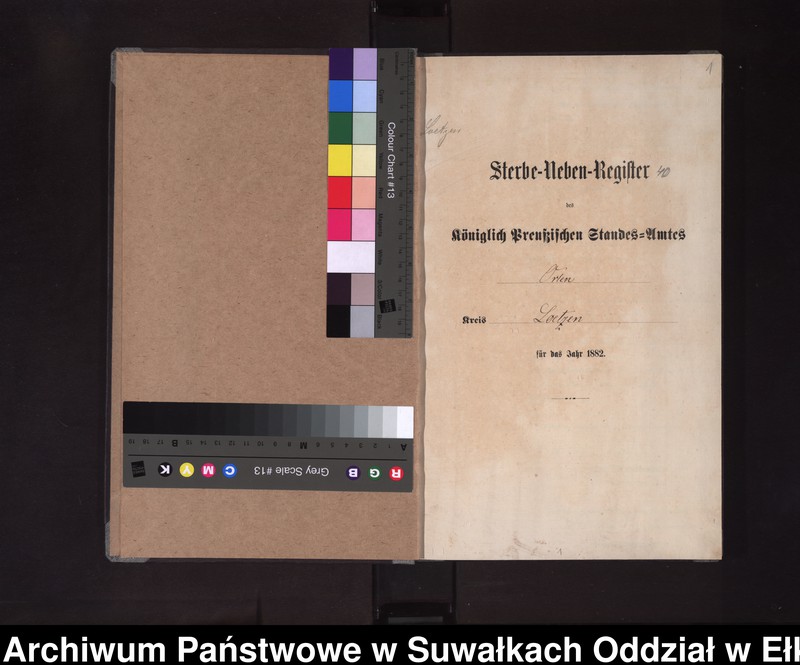 image.from.unit.number "Sterbe-Neben-Register des Königlich Preussischen Standes-Amtes Orlen Kreis Loetzen"