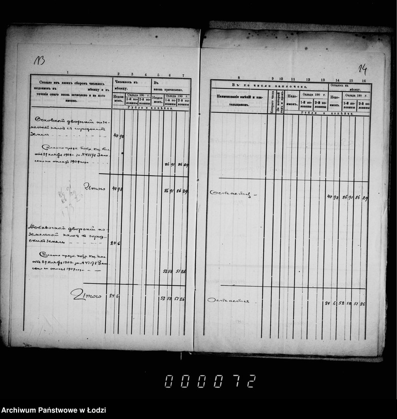 Obraz 14 z jednostki "O nedoimkach po knigam kaznačejstva"