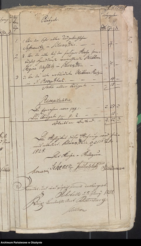 image.from.unit.number "Armen-Kassen-Rechnung von Schwarzstein"