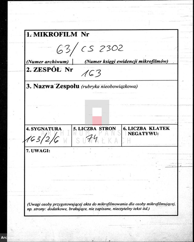 image.from.unit.number "Aneksa do Aktów Zaslubionych z roku 1858 Parafii Rzymsko-Katolickiej Sejny."