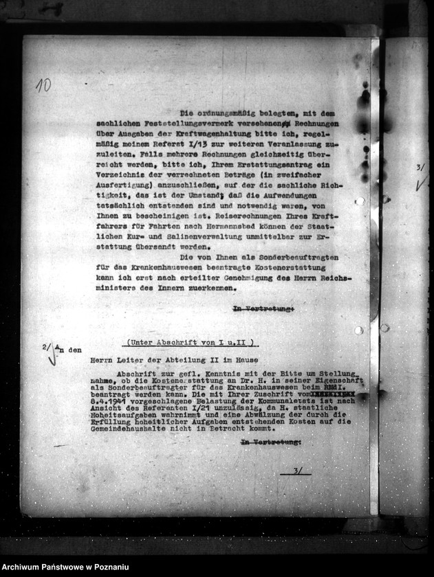 Obraz 14 z jednostki "Staatsbeauftragter für Hermannsbad. Kostenerstattung, Grundsätze"