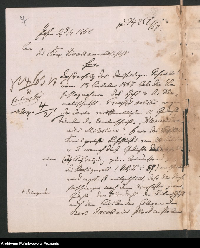 Obraz 10 z jednostki "A. betr. Karl Jacob, Literat aus Płock"