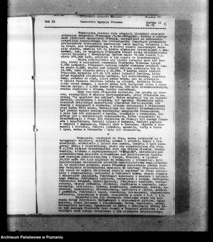 Obraz 8 z jednostki "Biuletyny Zachodniej Agencji Prasowej i Prasowej Agencji Młodych Obozu Zjednoczenia Narodowego"