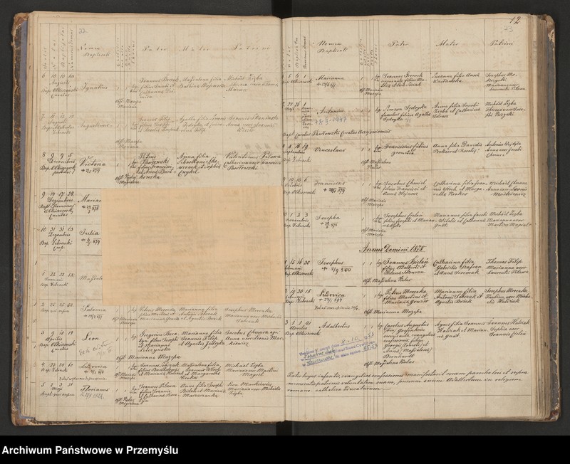 image.from.unit.number "Księga urodzeń, małżeństw i zgonów dla miejscowości Łopuszka Mała"