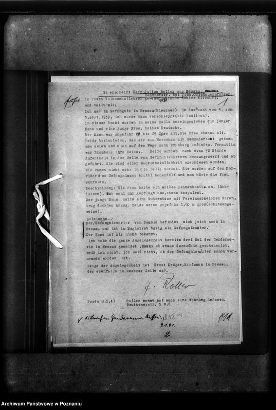 Obraz 5 z jednostki "Ermordung von zwei unbekannten jungen Volksdentschen in Nessan (Nieszawa)"