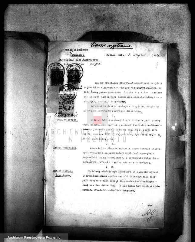 Obraz 5 z jednostki "Kontrakt dzierżawny majątku Pawłowice"