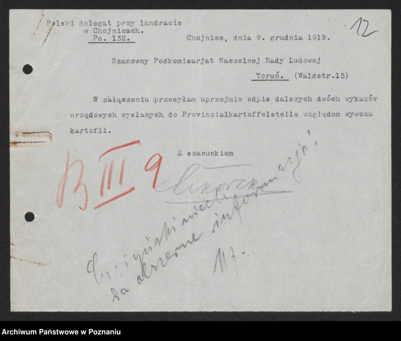 Obraz 14 z jednostki "[Produkcja i eksport ziemniaków z terenu byłego zaboru pruskiego]"